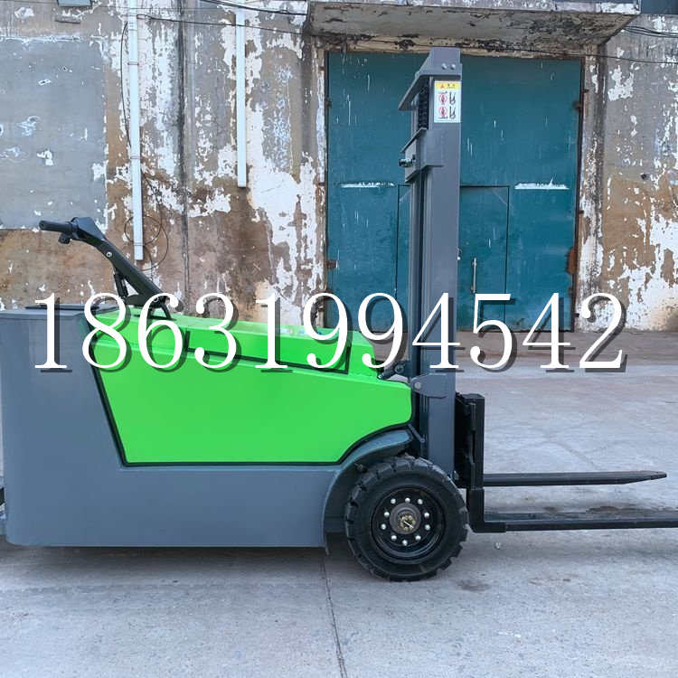 屏东市小型电动叉车1吨2吨步行站驾式电瓶堆高充电装卸车液压升降车铲车